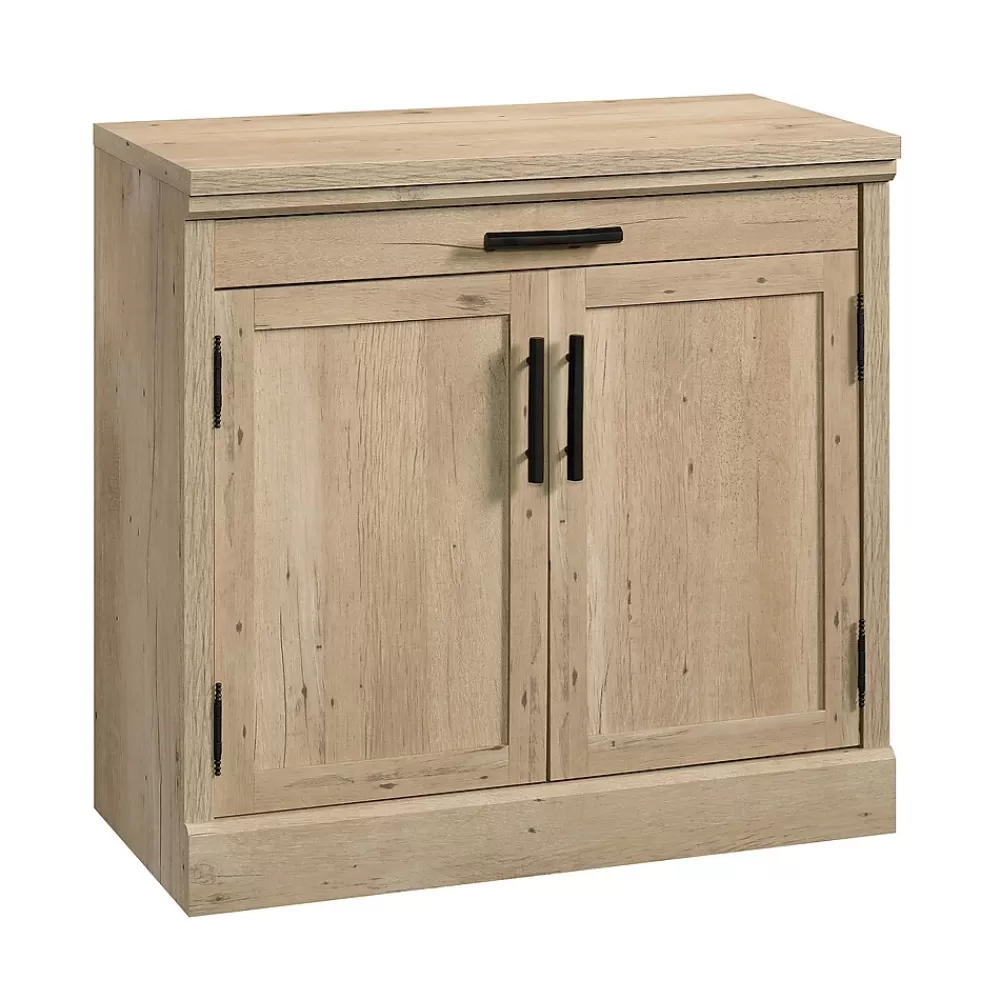 Sauder Aspen Post 30"H Storage Cabinet, Prime Oak (427015) Cheap