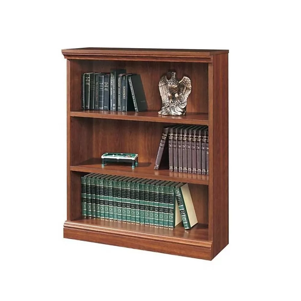 Sauder Camden County 3-Shelf Standard Bookcase, Cherry (101783) Online