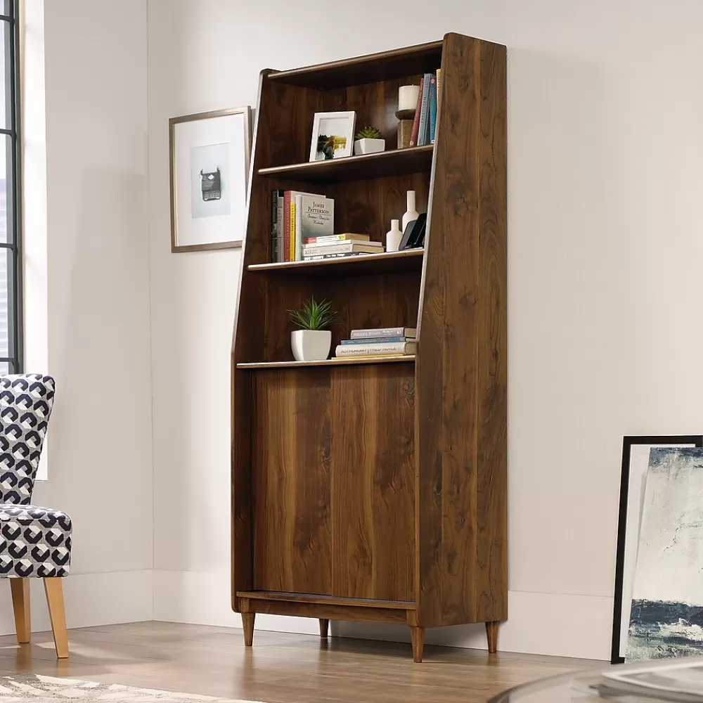 Sauder Harvey Park 70"H 5-Shelf Bookcase, Grand Walnut (420282) Outlet