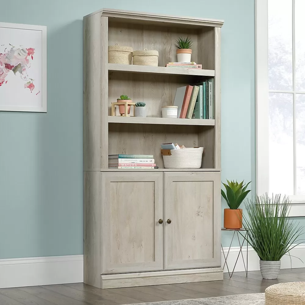 Sauder Select 70"H 5-Shelf Bookcase, Chalked Chestnut (426310) Best