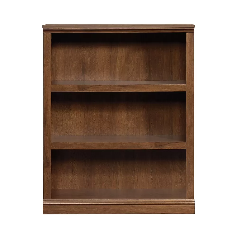 Sauder Select 44"H 3-Shelf Bookcase, Oiled Oak (410372) Flash Sale