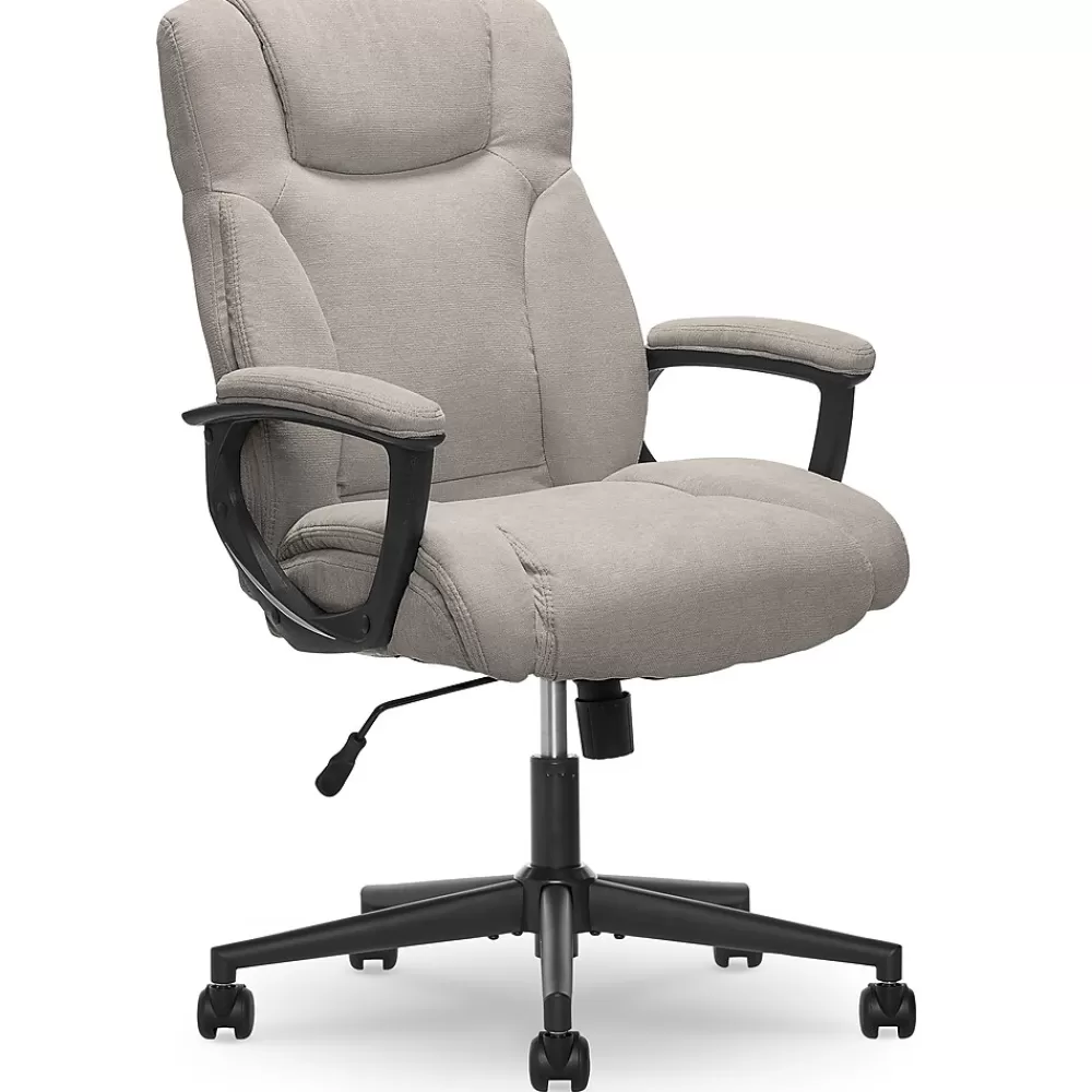 Serta Hannah II Fabric Executive Chair, (43672D) Gray Hot