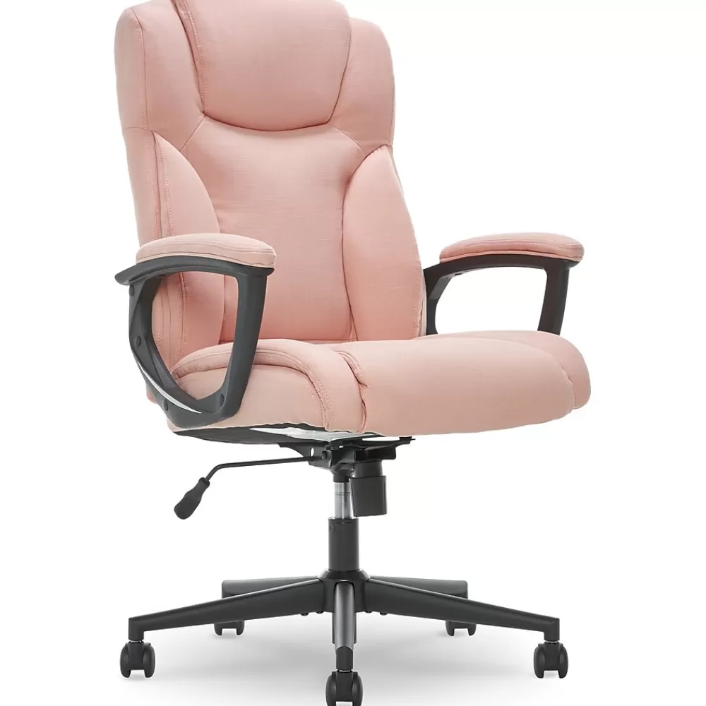 Serta Hannah II Fabric Executive Chair, (43672G) Pink Online