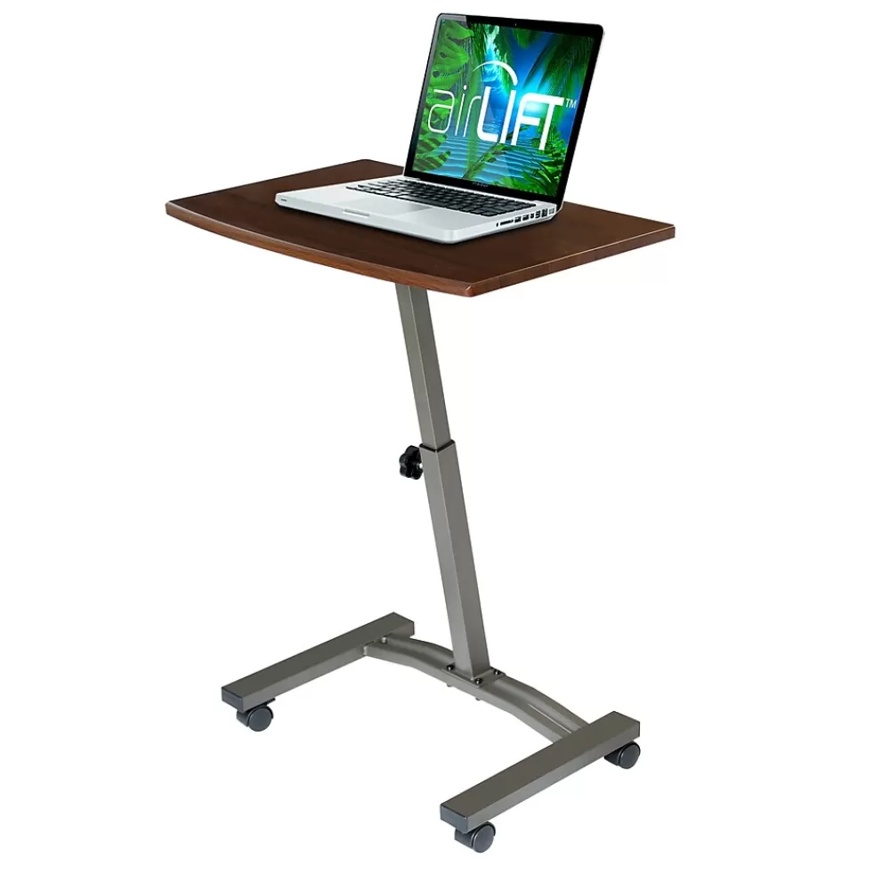 Seville Classics 33"H Adjustable Standing Workstation, Walnut (WEB162) Best Sale