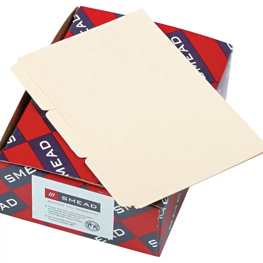 Smead ® Recycled Self-Tab Card Guides, Blank, 4" x 6", Manila, 100/Box (623) Shop