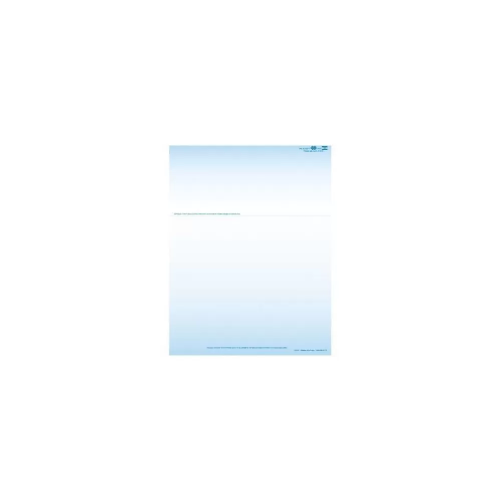 Medical Arts Press Solid Color Laser Statements, Style A, with Credit Card Information, Blue Flash Sale