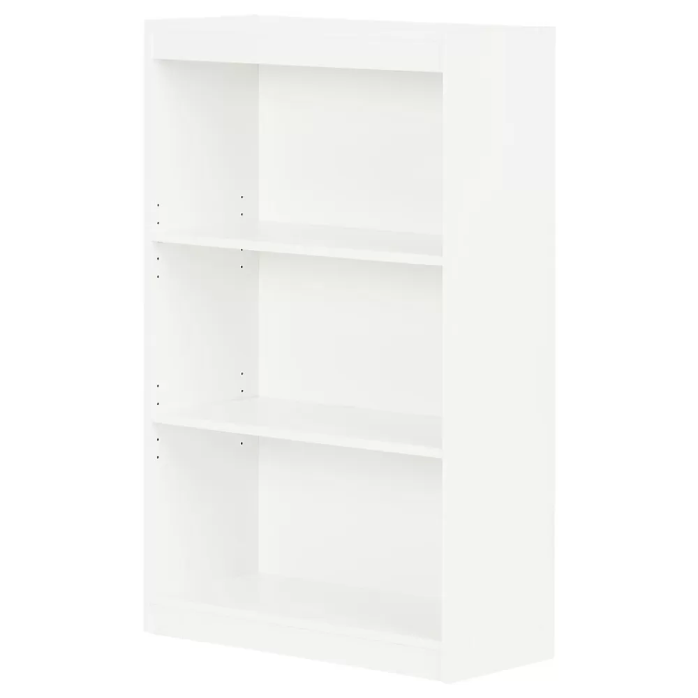 South Shore Axess 3-Shelf Bookcase, Pure White (7250766C) Outlet