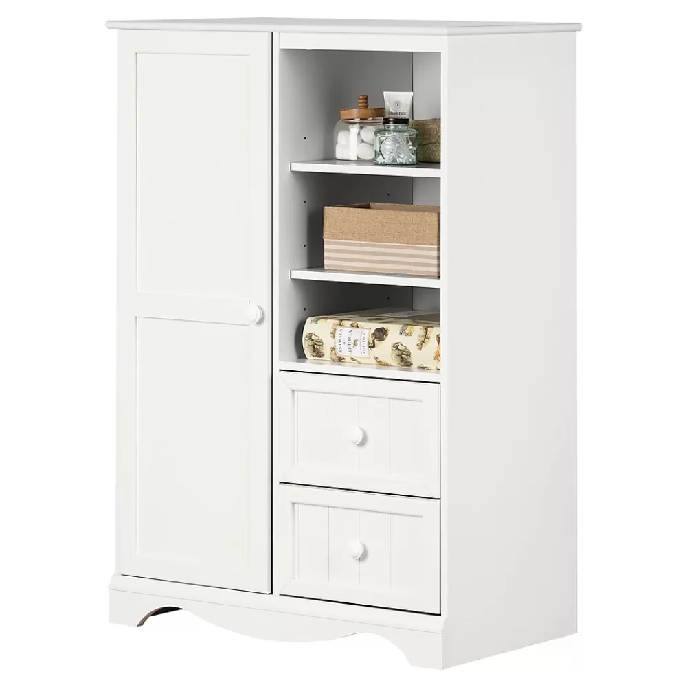 South Shore Savannah Armoire, (3580038) Pure White Sale