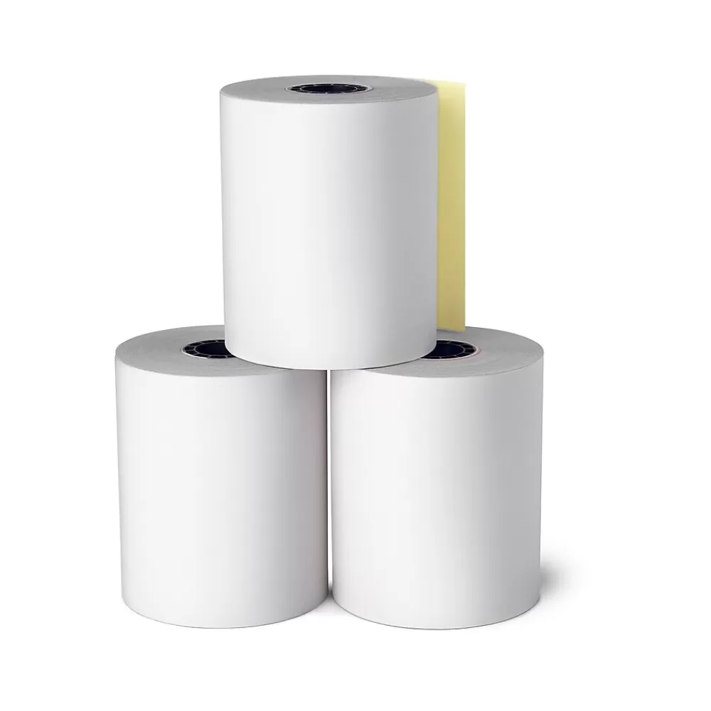 Staples 2 Part Carbonless Cash Register/POS Rolls, 3" x 90', 10/Pack (28389/452173) Store