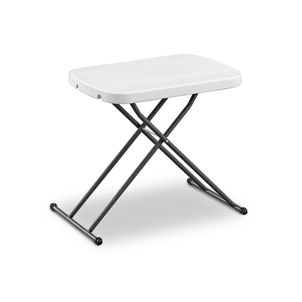 Staples ® 25.5" x 17.8" Heavy Duty Folding Table, White (79143) Cheap