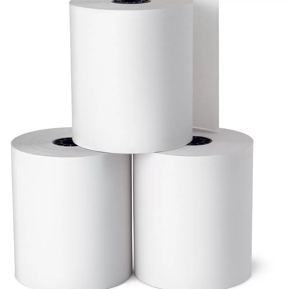 Staples Bond Paper Cash Register Rolls, 1-Ply, 3-1/4" x 240', 5/Pack (28405/3332) Cheap