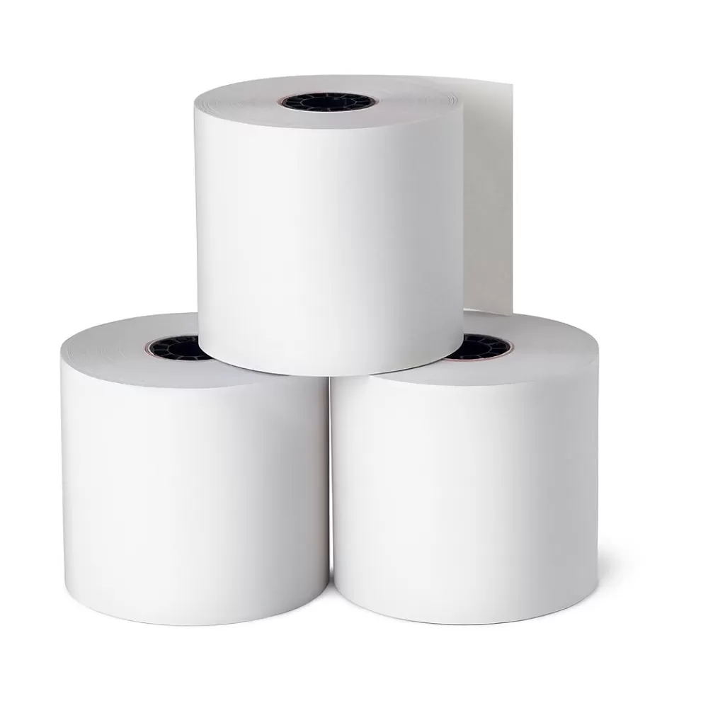 Staples Bond Paper Roll, 2 1/4" x 130', 12/Pack (28403/15154) Flash Sale