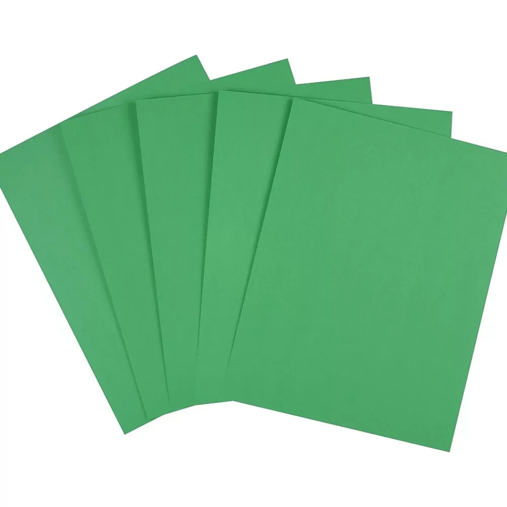 Staples Brights Multipurpose Paper, 24 lbs., 8.5" x 11", , 500/Ream (20103) Dark Green Online