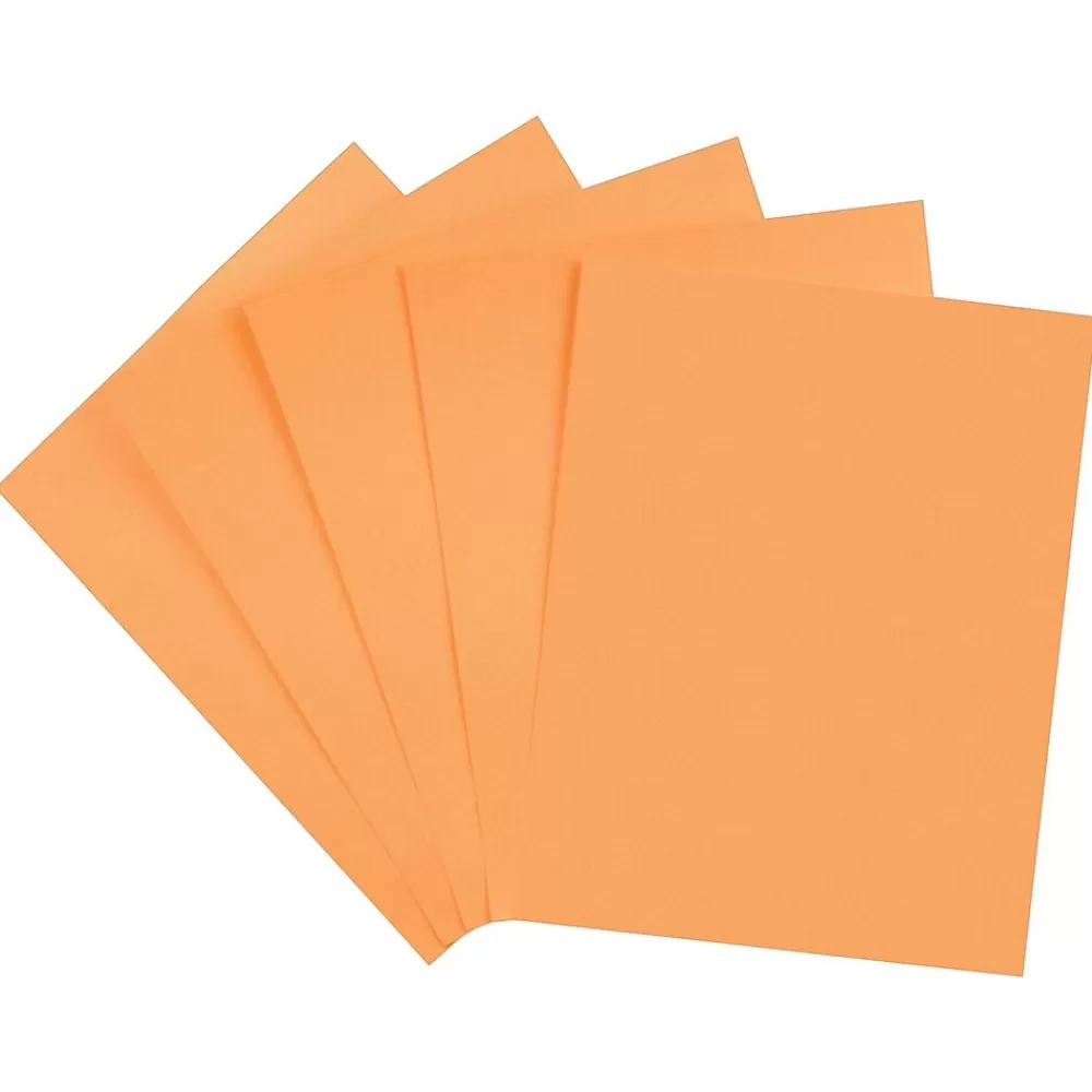 Staples Brights Multipurpose Paper, 24 lbs., 8.5" x 11", , 500/Ream (20108) Orange Flash Sale