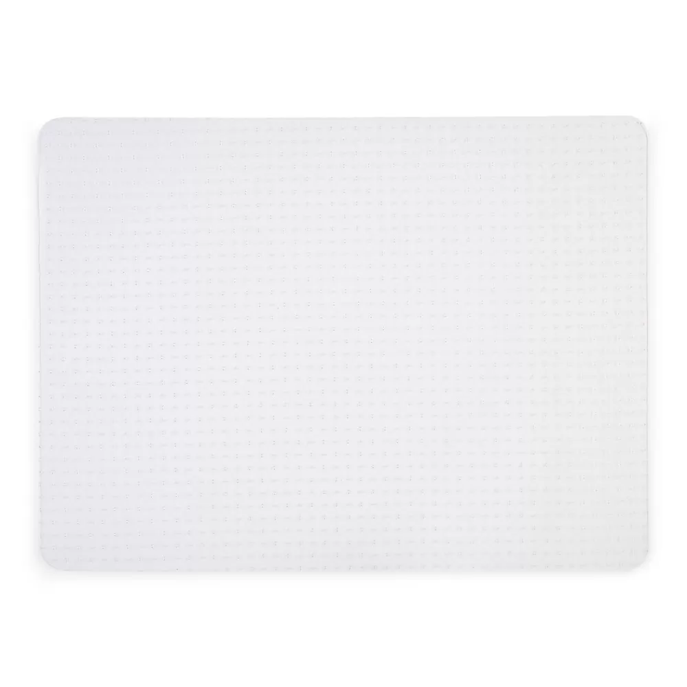 Staples Carpet Chair Mat, 36" x 48'', Flat-Pile, Clear (27013-US/CC) New