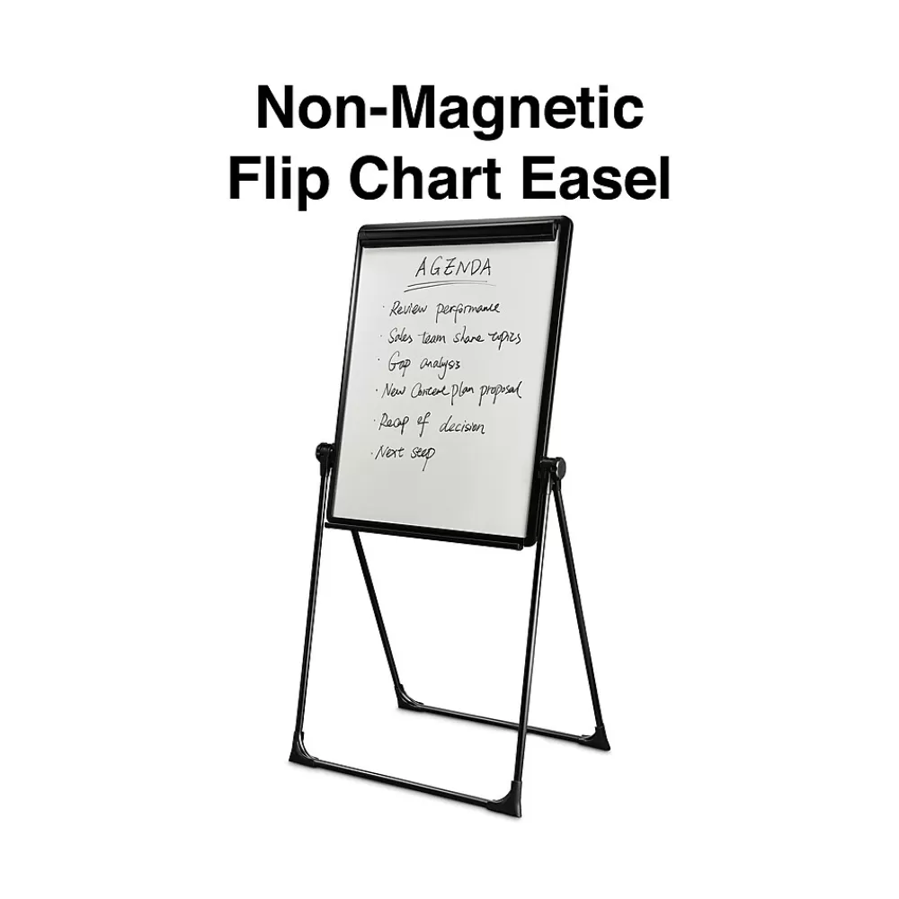 Staples Flip Chart Easel, Black Steel (28216US/50444US) Clearance