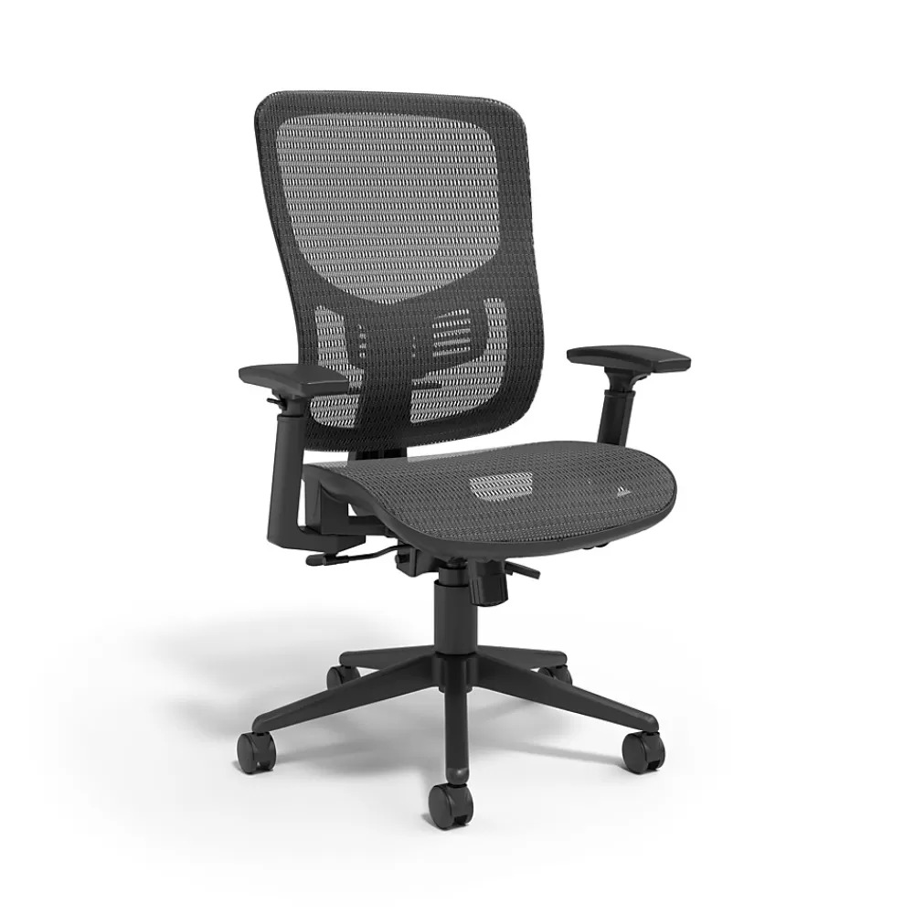 Staples Kroy Ergonomic Mesh Swivel Task Chair, (UN59456) Black Shop