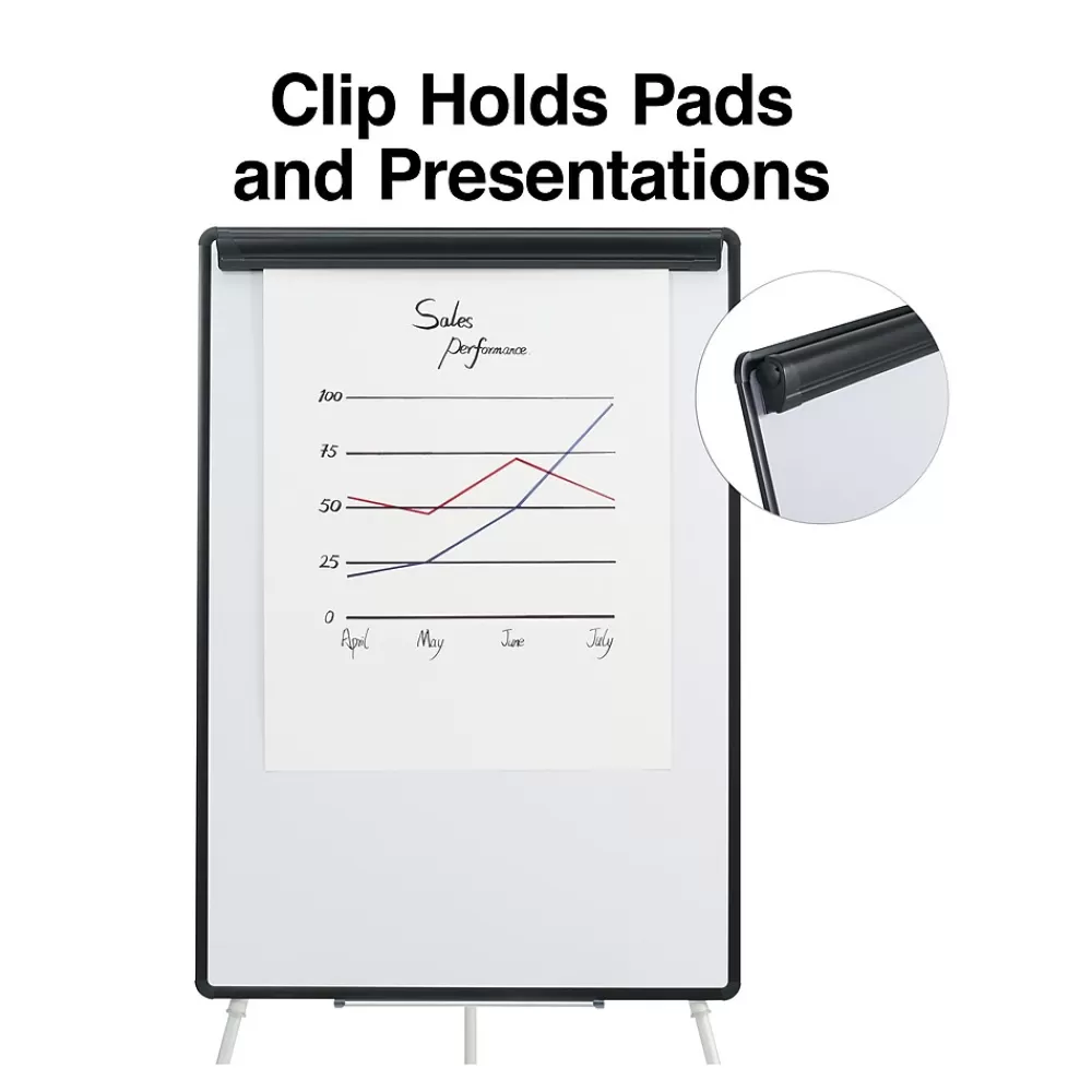 Staples Presentation Flip Chart Easel, White Steel (28217US/50445US) Cheap