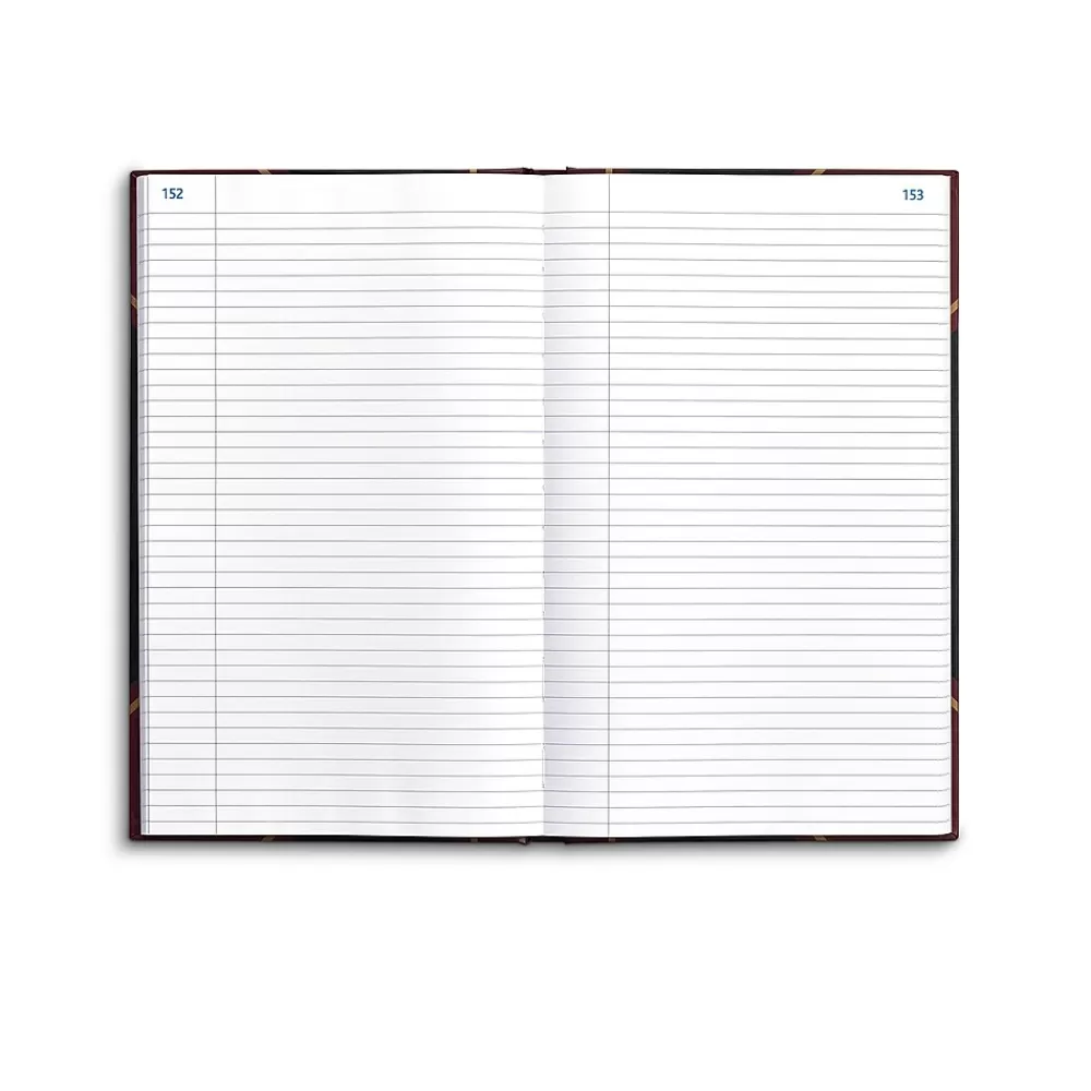 Staples Record Book, Black, 300 Sheets/Book (217919) Fashion