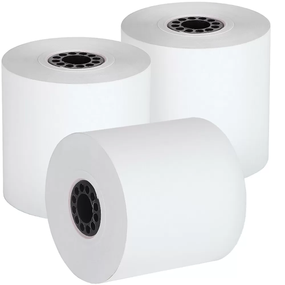 Staples Thermal Heavy-Weight POS Paper Rolls, 1-Ply, 4" x 80', 36/Carton (3554) Flash Sale