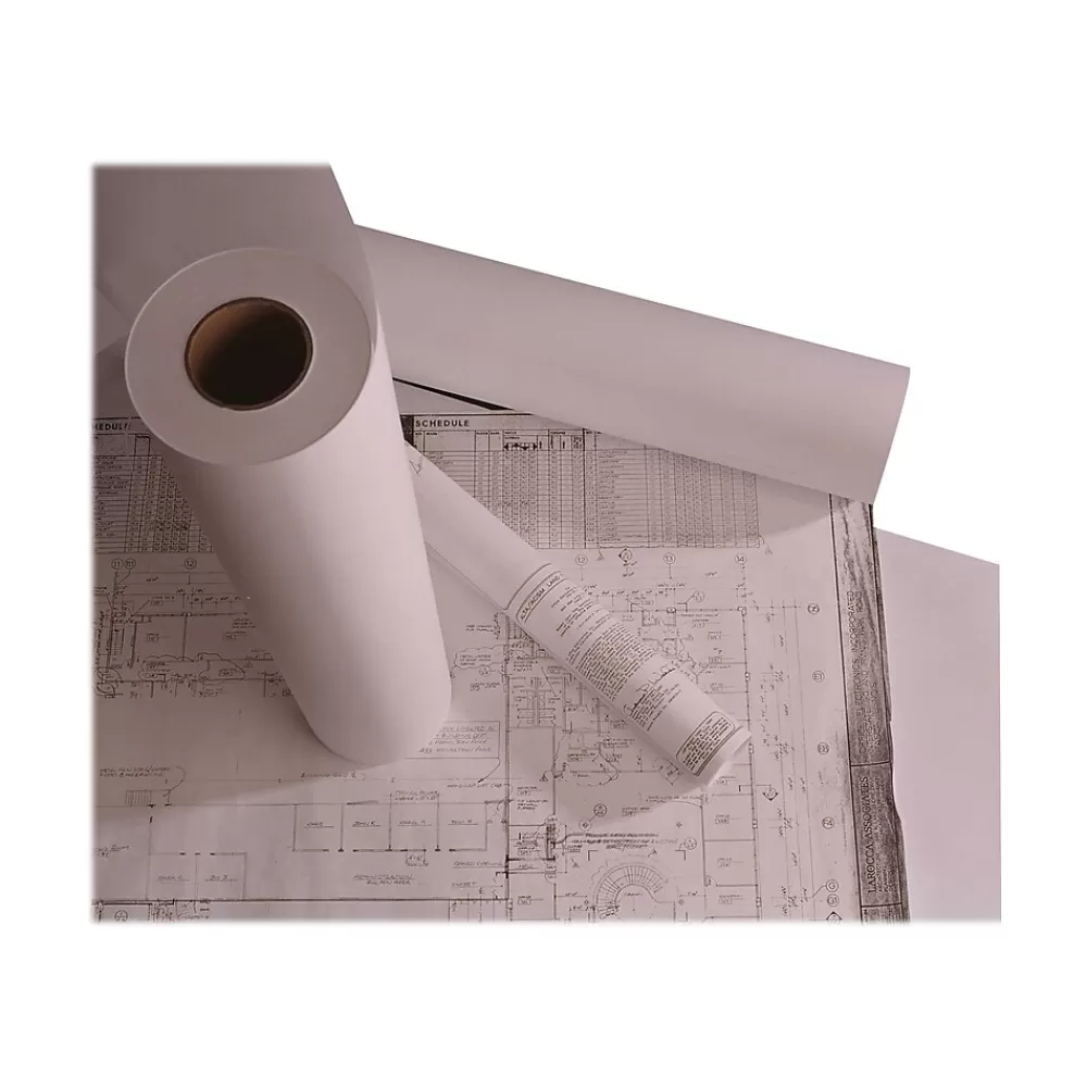 Staples Wide Format Engineering Paper, Matte, 36" x 500', 2/Carton (26657) Flash Sale