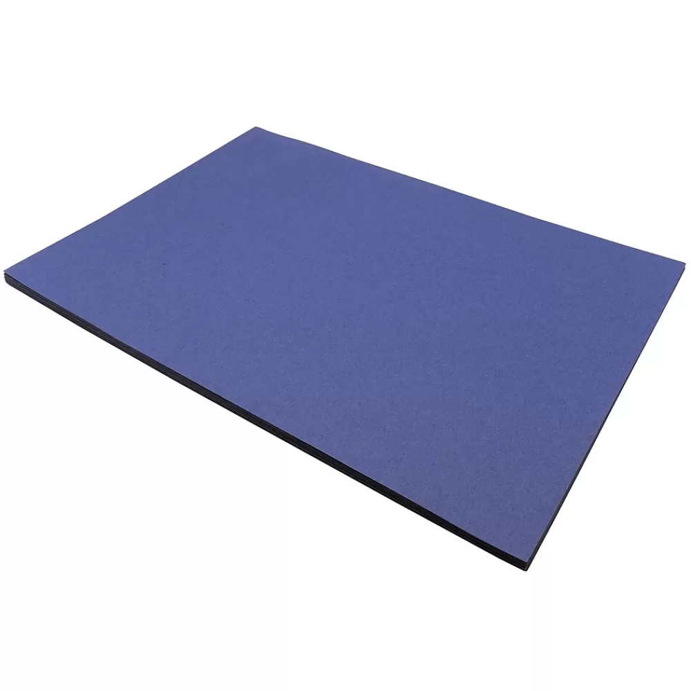 SunWorks 12" x 18" Construction Paper, Dark Blue, 50 Sheets (P7307) Best