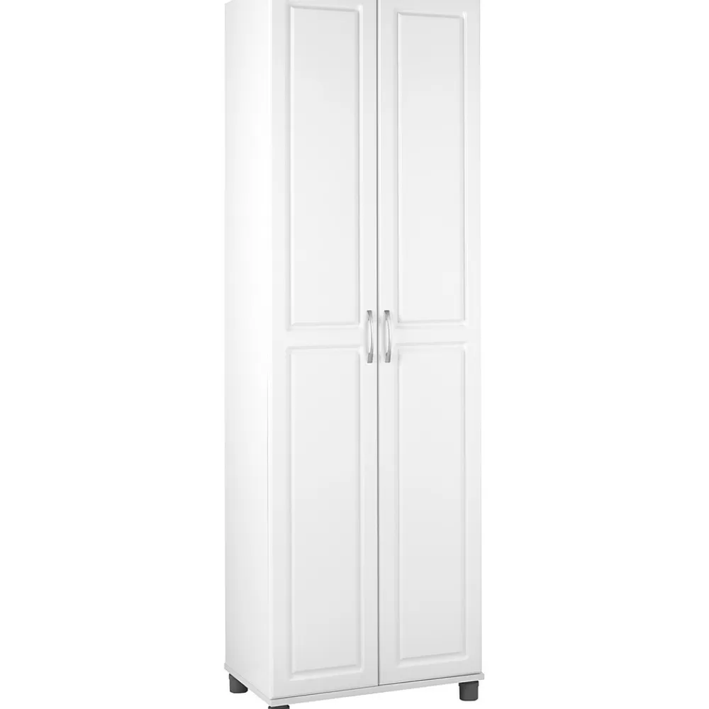 System Build SystemBuild Kendall 24" Utility Storage Cabinet, White (7362401PCOM) Store