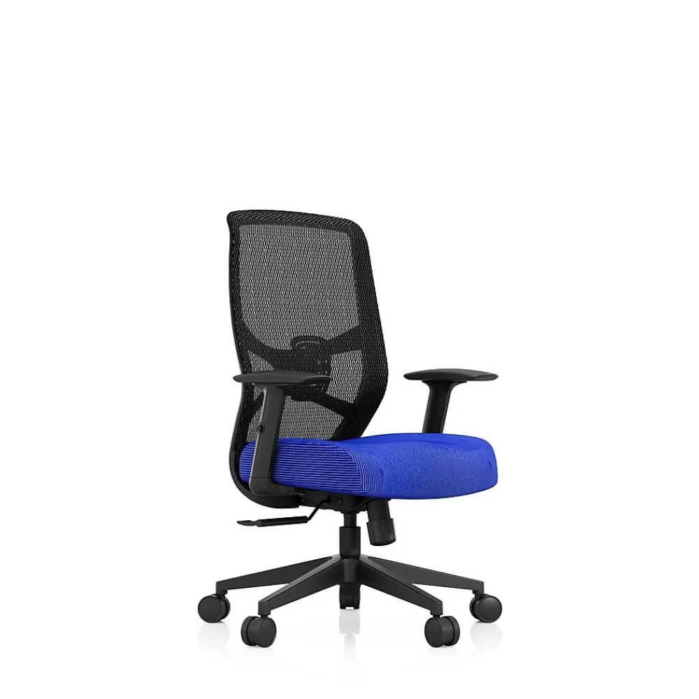 Tempur-Pedic ProTask Mesh/Fabric Swivel Executive Task Chair, Blue (TP-PROTASK-BLU) Store