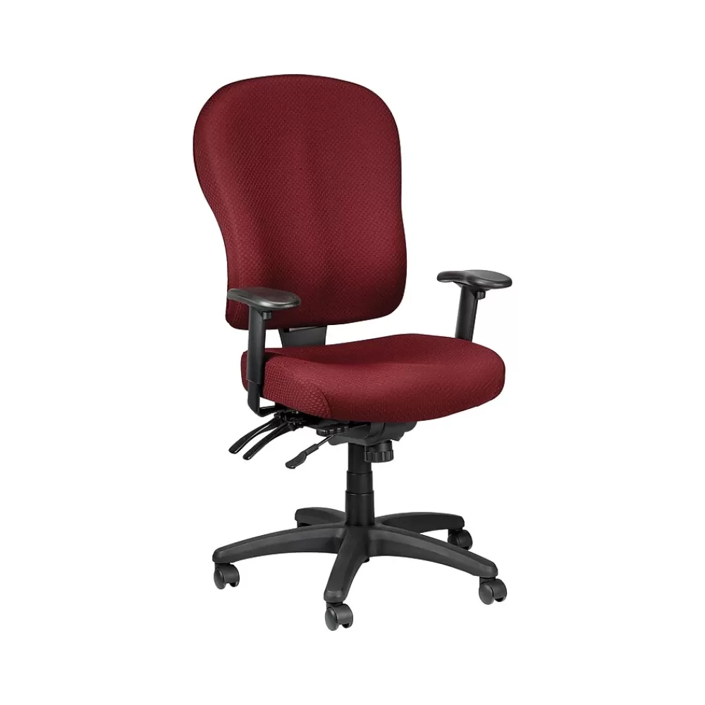 Tempur-Pedic TP4000 Fabric Task Chair, Burgundy (TP4000-BURG) Clearance