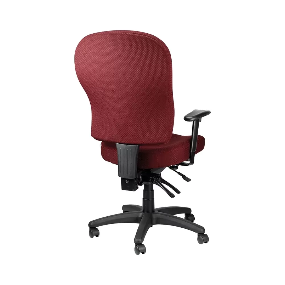 Tempur-Pedic TP4000 Fabric Task Chair, Burgundy (TP4000-BURG) Clearance