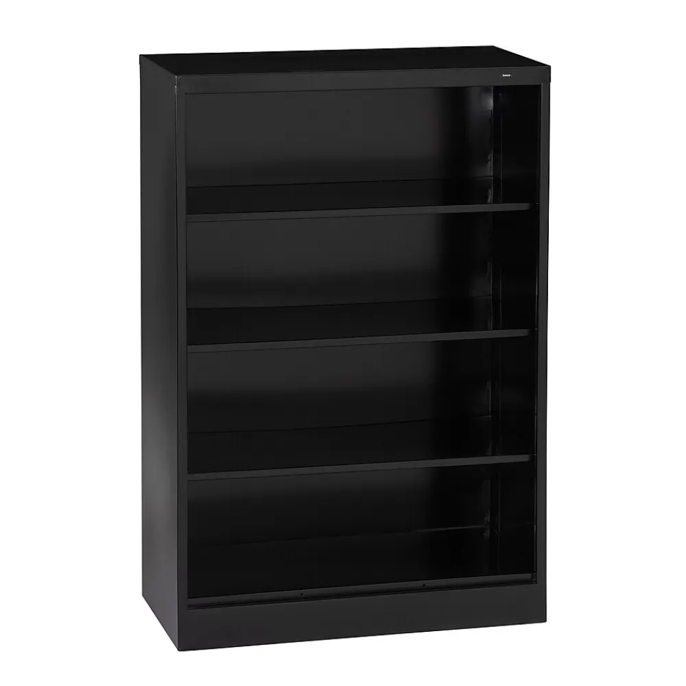 Tennsco 55"H Welded Bookcase, Black (TNN-BC1852BK) Shop