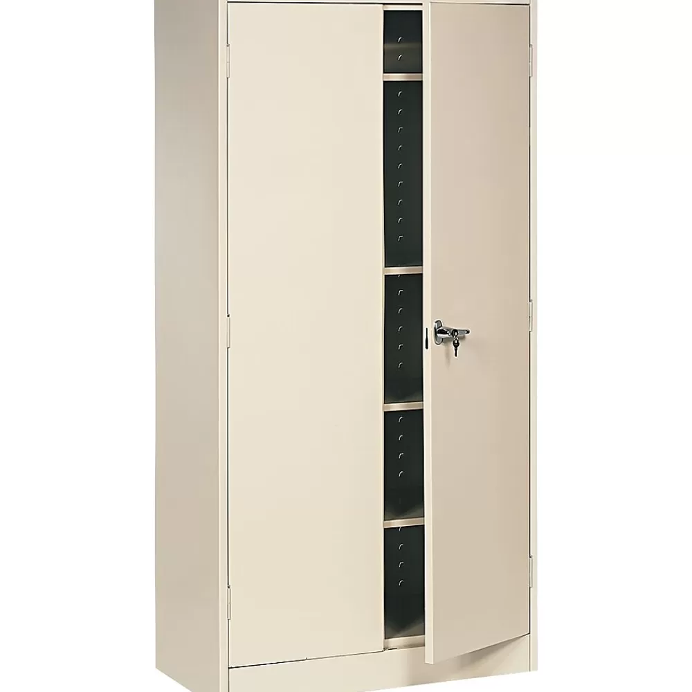 Tennsco ® Standard Steel Storage Cabinet, Non-Assembled, 72Hx36Wx18D", Putty Store