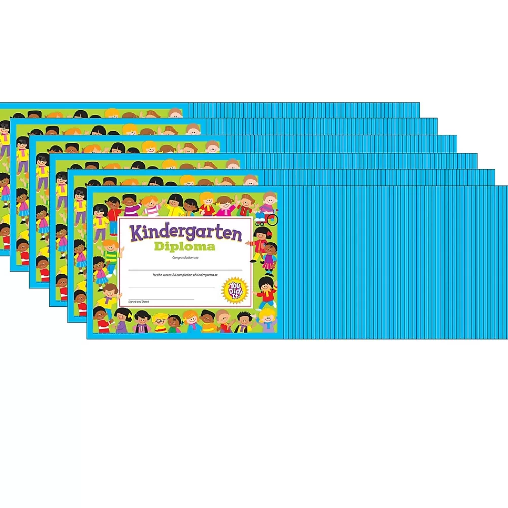 Trend Enterprises TREND Kindergarten Diploma, 30 Per Pack, 6 Packs (T-17005-6) Clearance