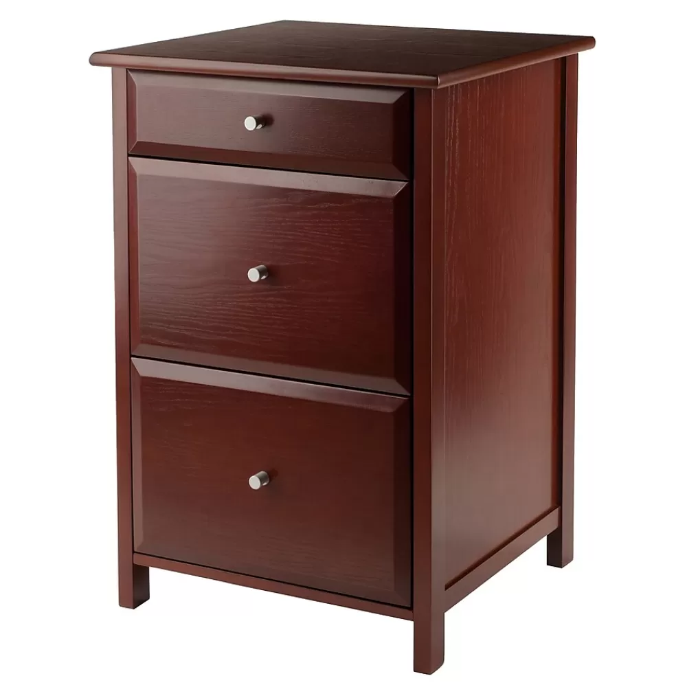 Winsome Delta File Cabinet, Walnut (94321) Shop