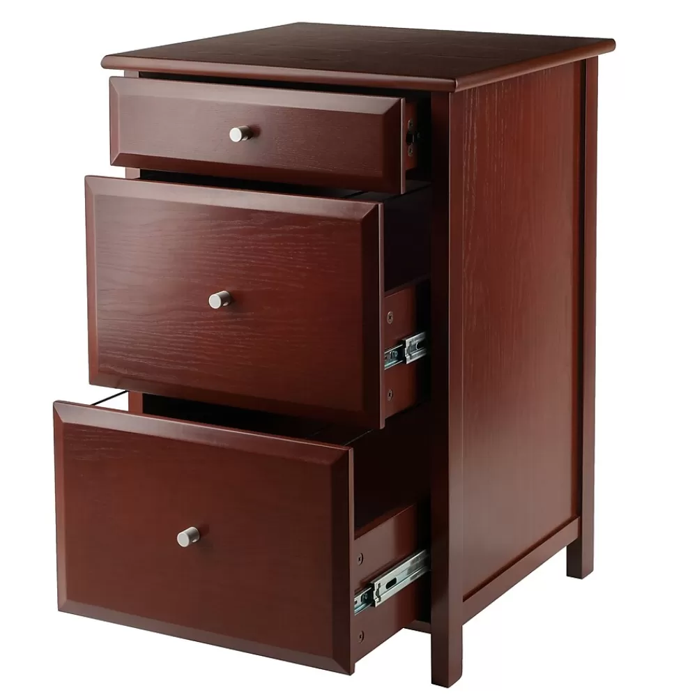 Winsome Delta File Cabinet, Walnut (94321) Shop