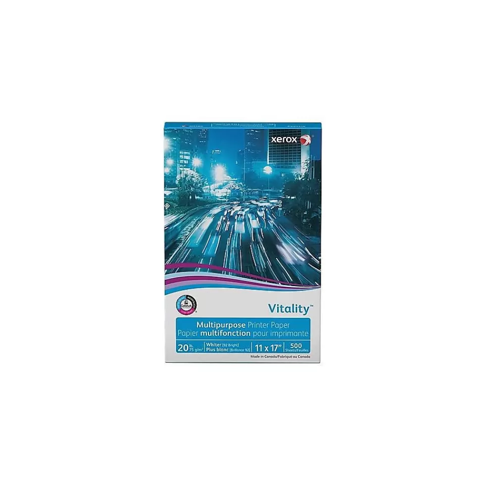 Xerox Vitality 11" x 17" Multipurpose Paper, 20 lbs., 92 Brightness, 500 Sheets/Ream (3R3761) Fashion